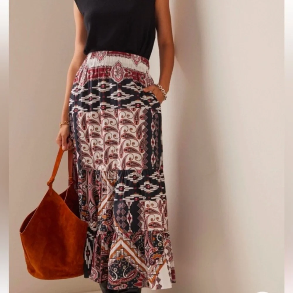 NWOT Cara Cara Chase Skirt Brown